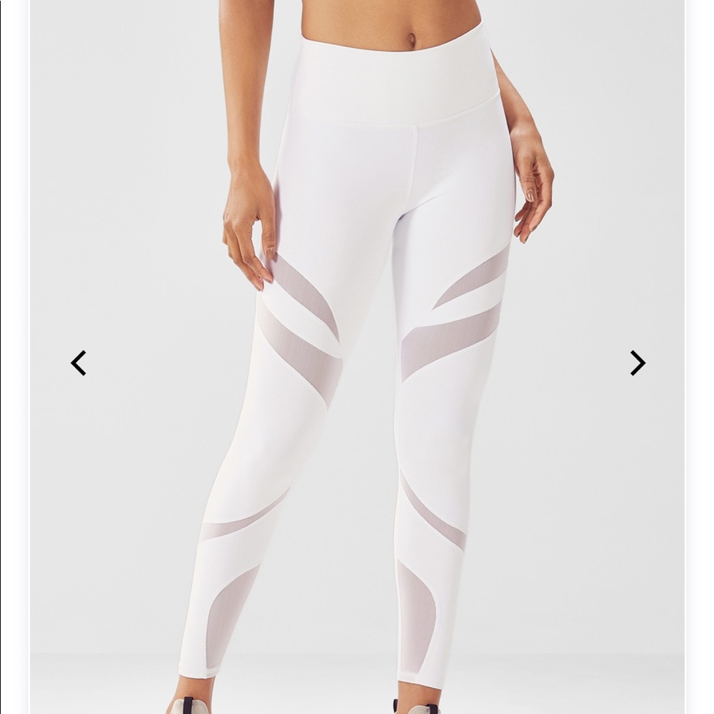 High-Waisted Mesh PowerHold Leggings Fabletics